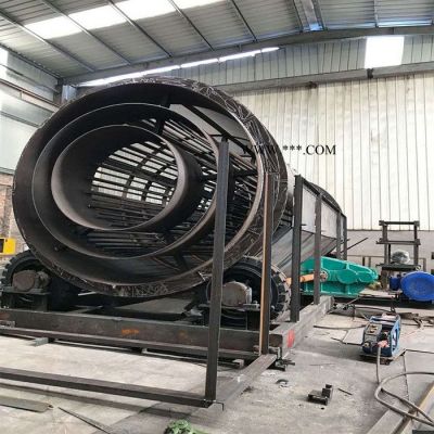 廢舊塑料無軸滾筒篩分機(jī) 建筑垃圾分選機(jī) 小型鋼渣滾筒篩