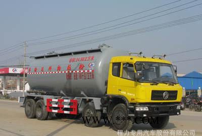粉粒物料運(yùn)輸車|散裝水泥粉煤灰運(yùn)輸車|東風(fēng)前四后八CLW5315GFLT3