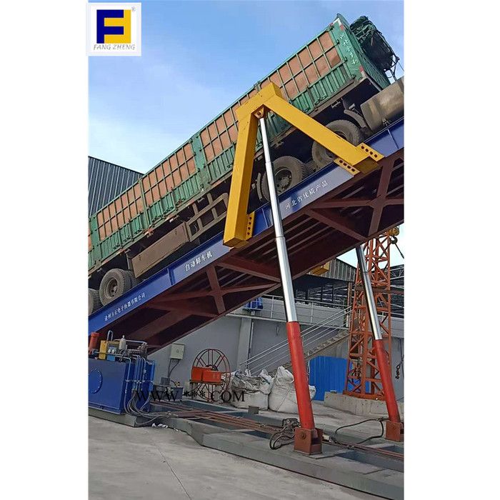 方正300x1800 卸車機 龍門架后翻式液壓翻板卸車機 粉煤灰卸車機 水泥粉卸車機