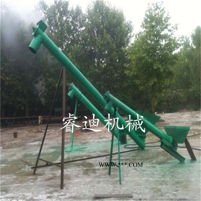 化肥螺旋上料裝車機(jī) 粉煤灰輸送機(jī) 糧食圓管螺旋提升機(jī)