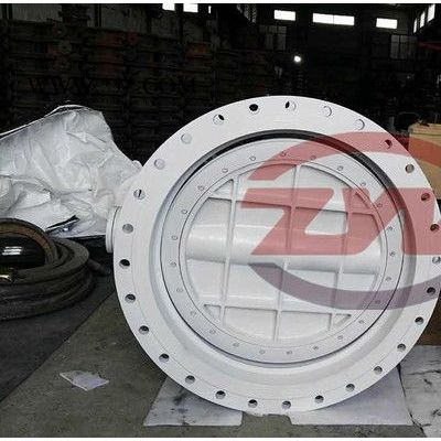 dn250粉煤灰?guī)щ姶砰y氣動蝶閥D643H-16C氣動粉體料放料蝶閥DN250
