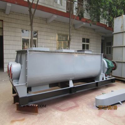 SZJ雙軸粉煤灰加濕攪拌機(jī)  臥式雙軸攪拌混合機(jī) 曼大加工定做