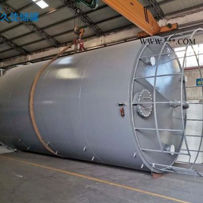 華南 純堿 碳酸鈉鋼塑復(fù)合儲罐 87m3鋼襯pe儲罐廠家 大型酸堿鹽儲罐材質(zhì)