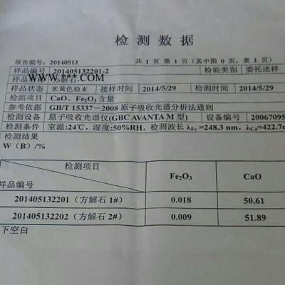 供應(yīng)8目顆粒狀方解石