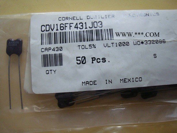 進口 100V10PF 銀云母電容器