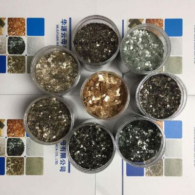 華源云母  **天然彩砂 天然巖片 水晶黑 源頭廠家