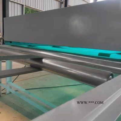 勝津機(jī)械石膏板貼面木飾面板覆pet高光膜貼面機(jī)大板平貼機(jī)UV膠三胺板覆pet高光膜覆膜機(jī)