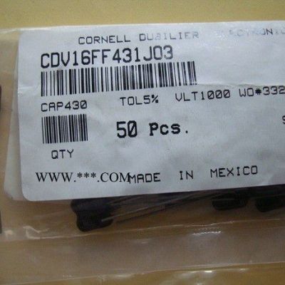 CDM CDA15F251G03 500V250PF 2% 銀云母電容器