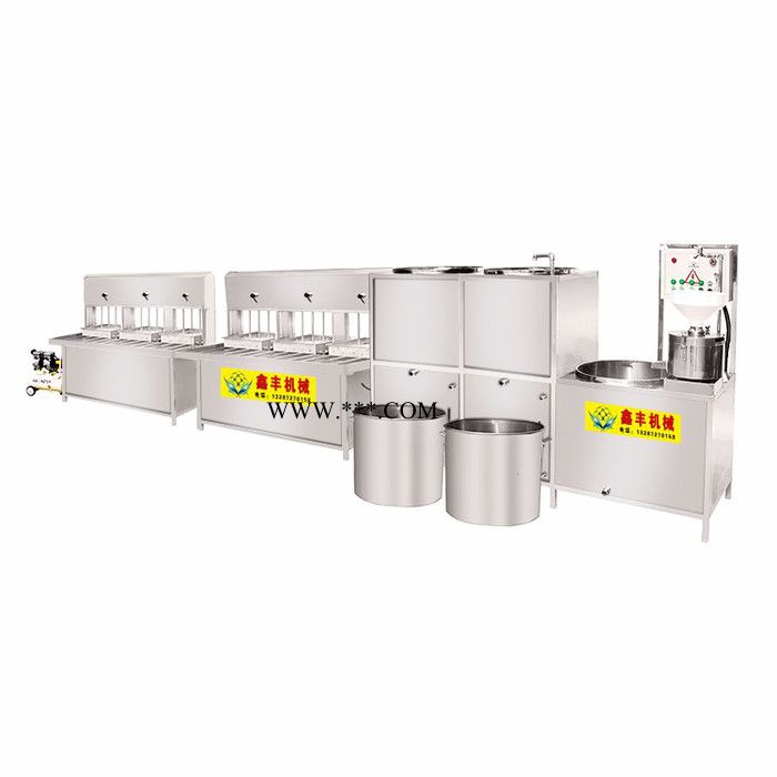 豆腐機生產(chǎn)設(shè)備 秦皇島石膏豆腐機器 豆腐機多功能