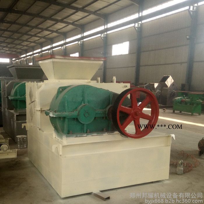 脫硫石膏壓球機  煤炭礦渣壓球機  邦耀400型干粉壓球機