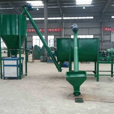 科茂機械干粉攪拌機 臥式 膩子粉拌勻機 石膏膩子粉1噸全自動混合機 1000B型 可配閥口包裝機