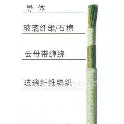 6.0平方耐火線 耐溫350度 玻纖編織云母繞包高溫線 GN