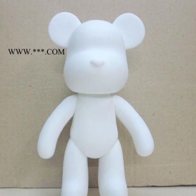 7寸大號(hào)么么熊暴力熊摔不壞 DIY彩繪石膏娃娃 兒童益智繪畫(huà)玩具 彩繪石膏玩具 直銷