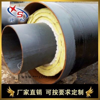 鋼套鋼外壓直埋波紋補(bǔ)償器廠家   石墨保溫層蒸汽鋼套鋼保溫管