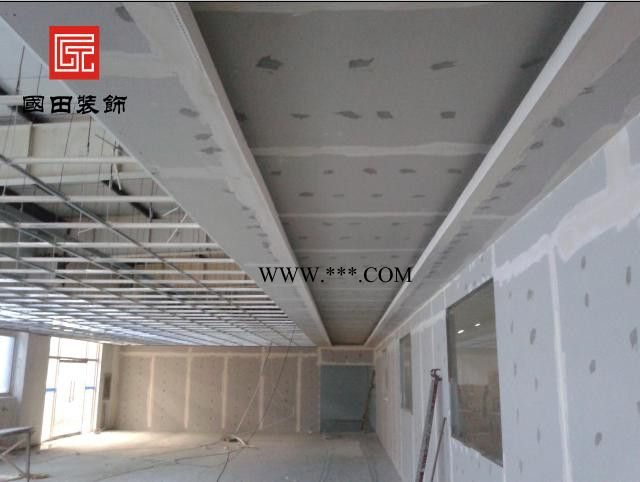 上海廠房隔墻吊頂裝修公司，廠房工廠紙面石膏板吊頂裝潢