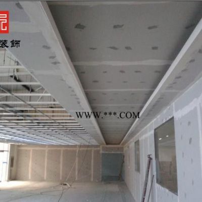 上海廠房隔墻吊頂裝修公司，廠房工廠紙面石膏板吊頂裝潢
