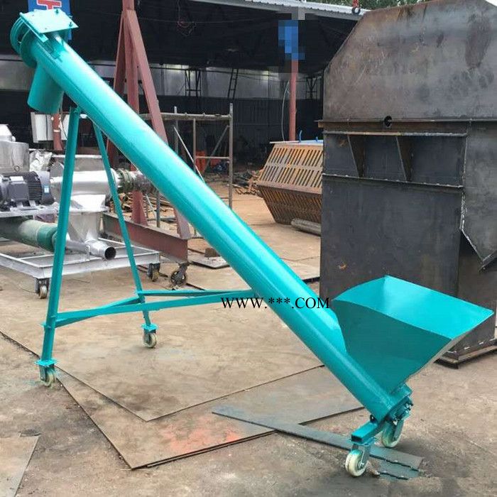 四川成都 珍珠巖上料機(jī) 移動垂直絞龍?zhí)嵘龣C(jī) 顆粒粉末螺旋輸送機(jī)