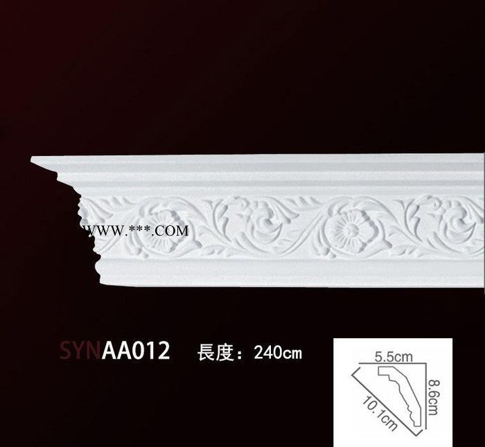 歐式PU雕花裝飾線條 高分子線條替換石膏線條工廠直銷SYNA