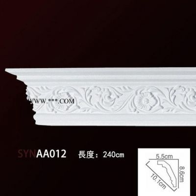 歐式PU雕花裝飾線條 高分子線條替換石膏線條工廠直銷SYNA