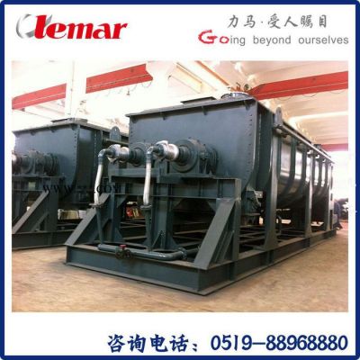常州力馬-高碳石墨精礦空心槳葉干燥機(jī)KJG-210 、臥式四軸雙槳葉干化機(jī)規(guī)格KJG-100