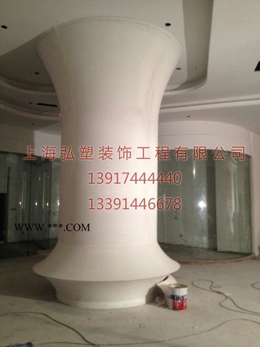 GRG高強(qiáng)石膏裝飾柱，GRG柱子，GRG材料包柱，GRG異形柱