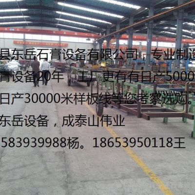 供應(yīng)東岳S5-2石膏線條生產(chǎn)設(shè)備