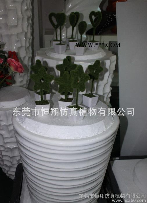 現(xiàn)代簡約時尚家居石膏花瓶裝飾品 變色石膏花瓶吊件 白色花瓶