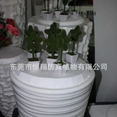 現(xiàn)代簡約時尚家居石膏花瓶裝飾品 變色石膏花瓶吊件 白色花瓶