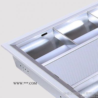 led格柵燈600x600嵌入式平板燈石膏礦棉板辦公室吊頂燈盤全套