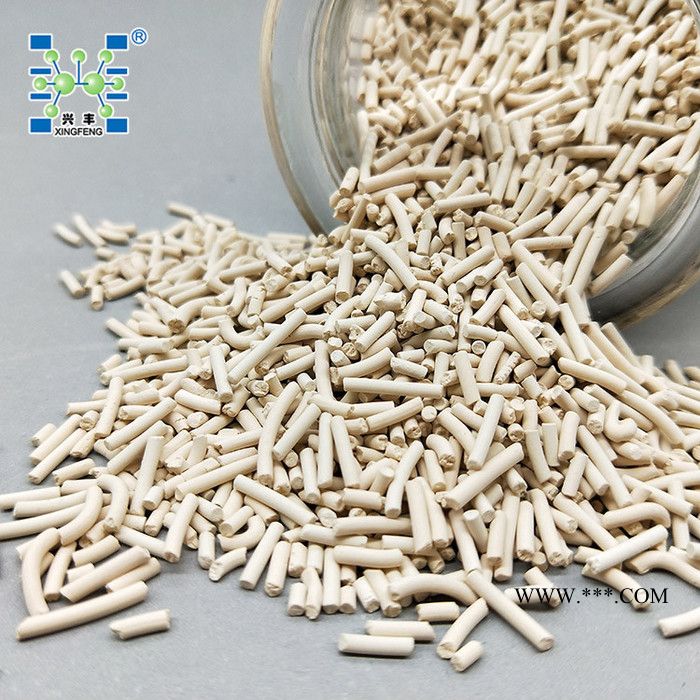 萍鄉(xiāng)興豐供應13X分子篩條形分子篩1.6mm(1/16) CO2吸附分子篩 脫水脫二氧化碳13X沸石分子篩