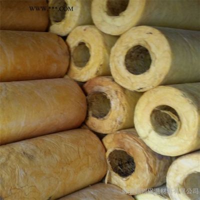 四川雅安石棉縣A級(jí)防火巖棉管 熱力管道保溫巖棉管 **復(fù)合巖棉管 貼箔巖棉管
