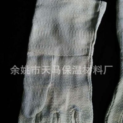 銷售 石棉全棉手套 分指 16寸 保溫隔熱手套 消防石棉手套