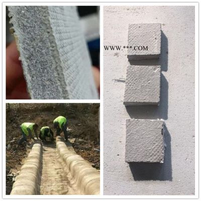 水泥毯廠家 澆水固化混凝土毯 帆布水泥毯  膨潤土防水毯