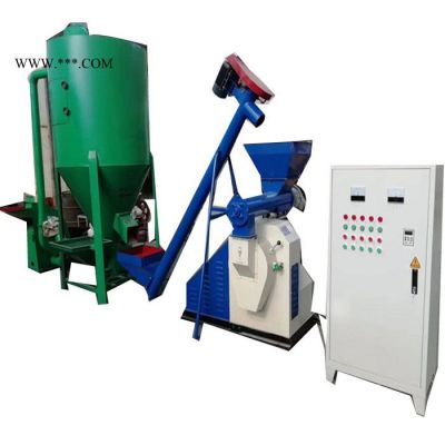 泰豐貓砂膨潤土環(huán)模顆粒機 大型秸稈飼料造粒機組 環(huán)模魚飼料機