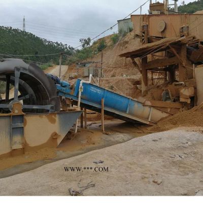 廠家制造FG-5螺旋洗沙機 高嶺土洗礦設(shè)備 大型礦山分級設(shè)備螺旋式洗礦機