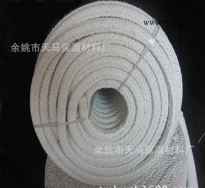 【廠方直銷】定做25mm石棉編織繩 耐高溫扭繩 密封防火用 拉力強(qiáng)