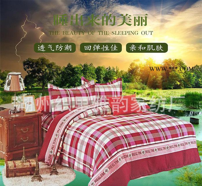 地?cái)偞矄伪惶着芙財(cái)偀豳u被單生態(tài)植物鉆石棉被套