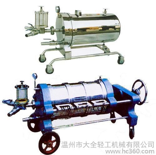 供應(yīng)溫州大全220、250、330、衛(wèi)生級不銹鋼硅藻土過濾器