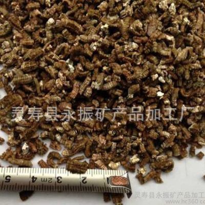 專業(yè)河北蛭石加工 金黃色3-6龜鱉孵化蛭石大顆粒