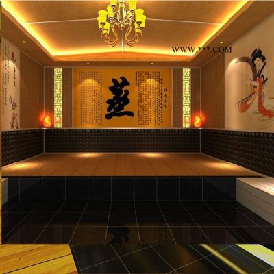 易楹 汗蒸房裝修設(shè)計(jì)廠家承建安裝電氣石汗蒸房