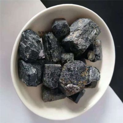 石茂電氣石廠家 電氣石原石顆粒 汗蒸房電氣石粉 光波房電氣石
