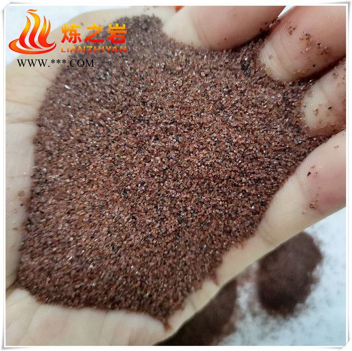 金紅石榴水刀沙金紅石榴水刀沙 石榴石沙水刀用砂 石榴石沙 棕剛玉大量批發(fā)
