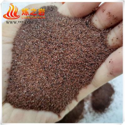 金紅石榴水刀沙金紅石榴水刀沙 石榴石沙水刀用砂 石榴石沙 棕剛玉大量批發(fā)