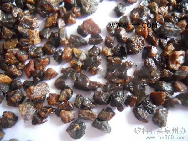 供應(yīng)矽科8-120#石榴石水處理濾料