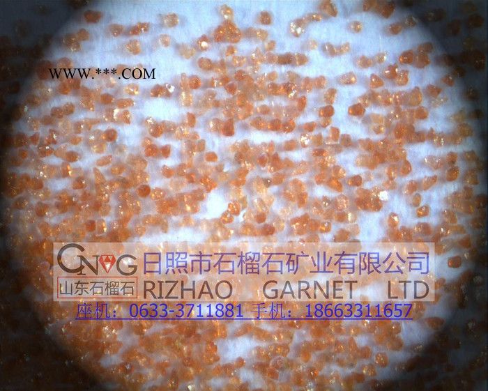 供應(yīng)石榴石80#銅工藝去除氧化皮表面處理噴砂磨料