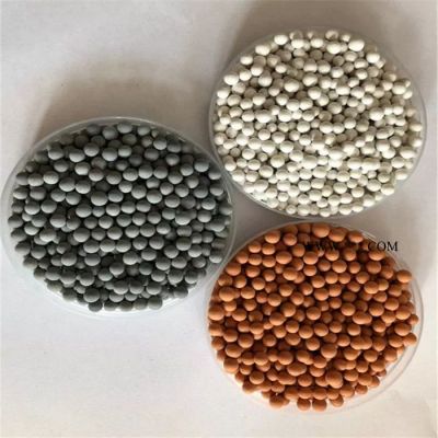 淺紅色麥飯石球 坐墊床墊填充礦化球 凈水陶瓷球 過濾水材料麥飯石球
