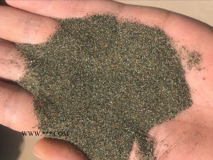 綠輝石 綠色石榴砂 噴砂材料 水處理濾料 耐磨地坪 石榴石