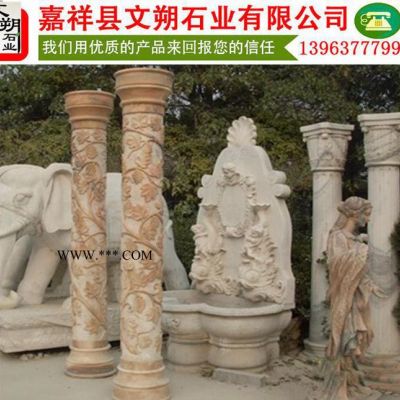 大理石浮雕華表  廣場(chǎng)文化柱雕刻價(jià)格優(yōu)惠