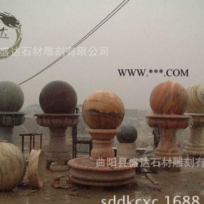 供大理石石雕噴泉，大理石風(fēng)水球噴泉，公司廣場(chǎng)裝飾雕塑
