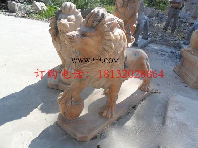 西洋獅石雕 大理石歐式獅子